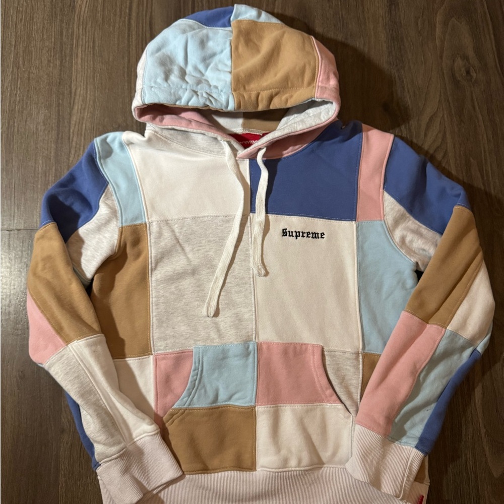 Supreme Multicolor Patchwork Sweatshirt - image 1